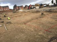 View Foundation work dug in rock