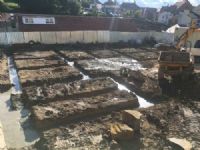 View Foundation work for block of 5 dwellings